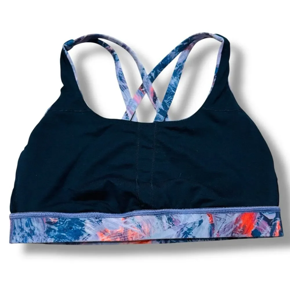 Lululemon Energy Bra Atmospheric Purple Size 4 Women’s Gym Wear Sports Bra
